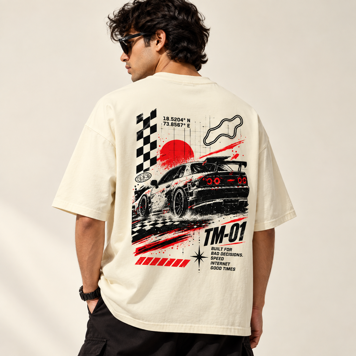 TM-01 Racing Oversized T-Shirt