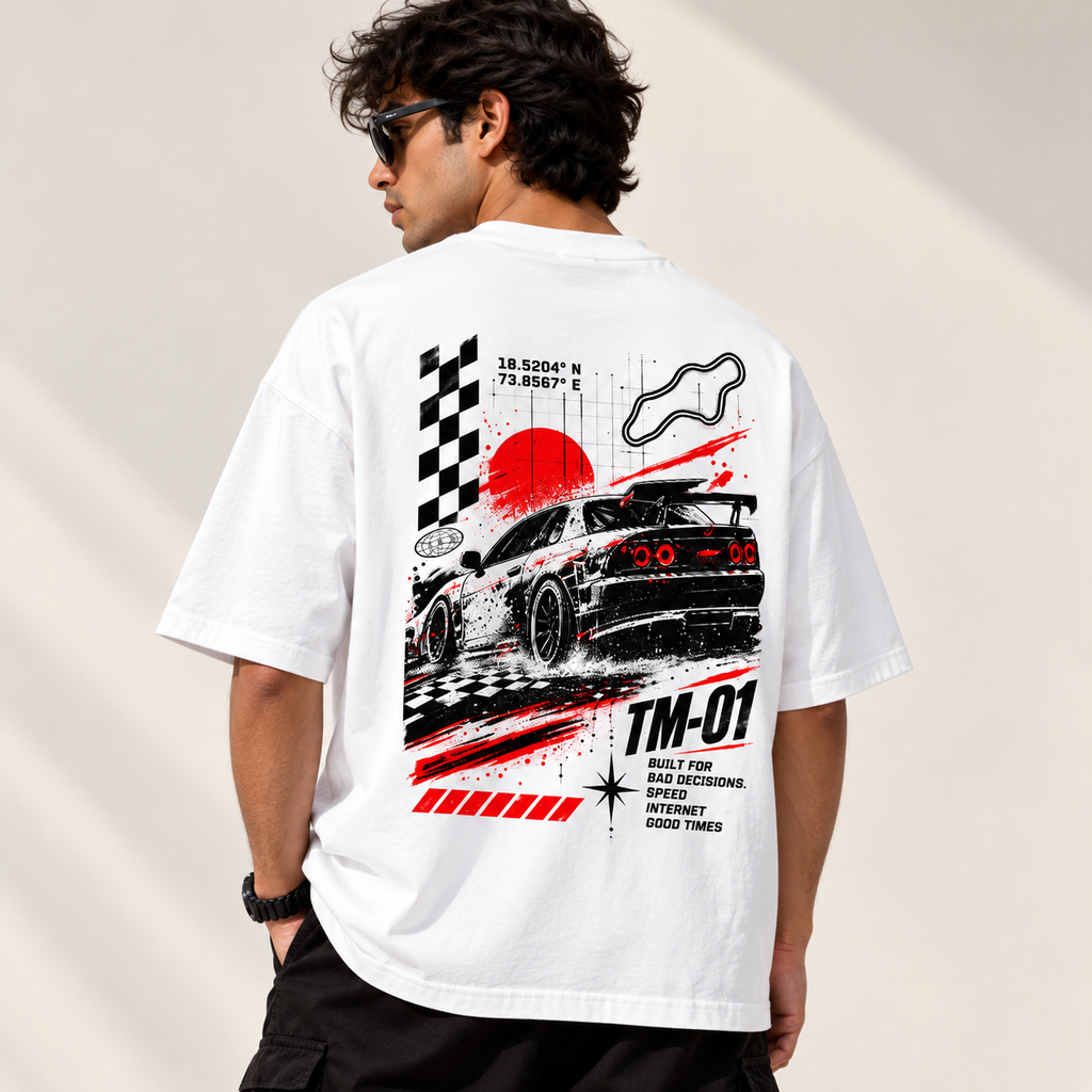 TM-01 Racing Oversized T-Shirt